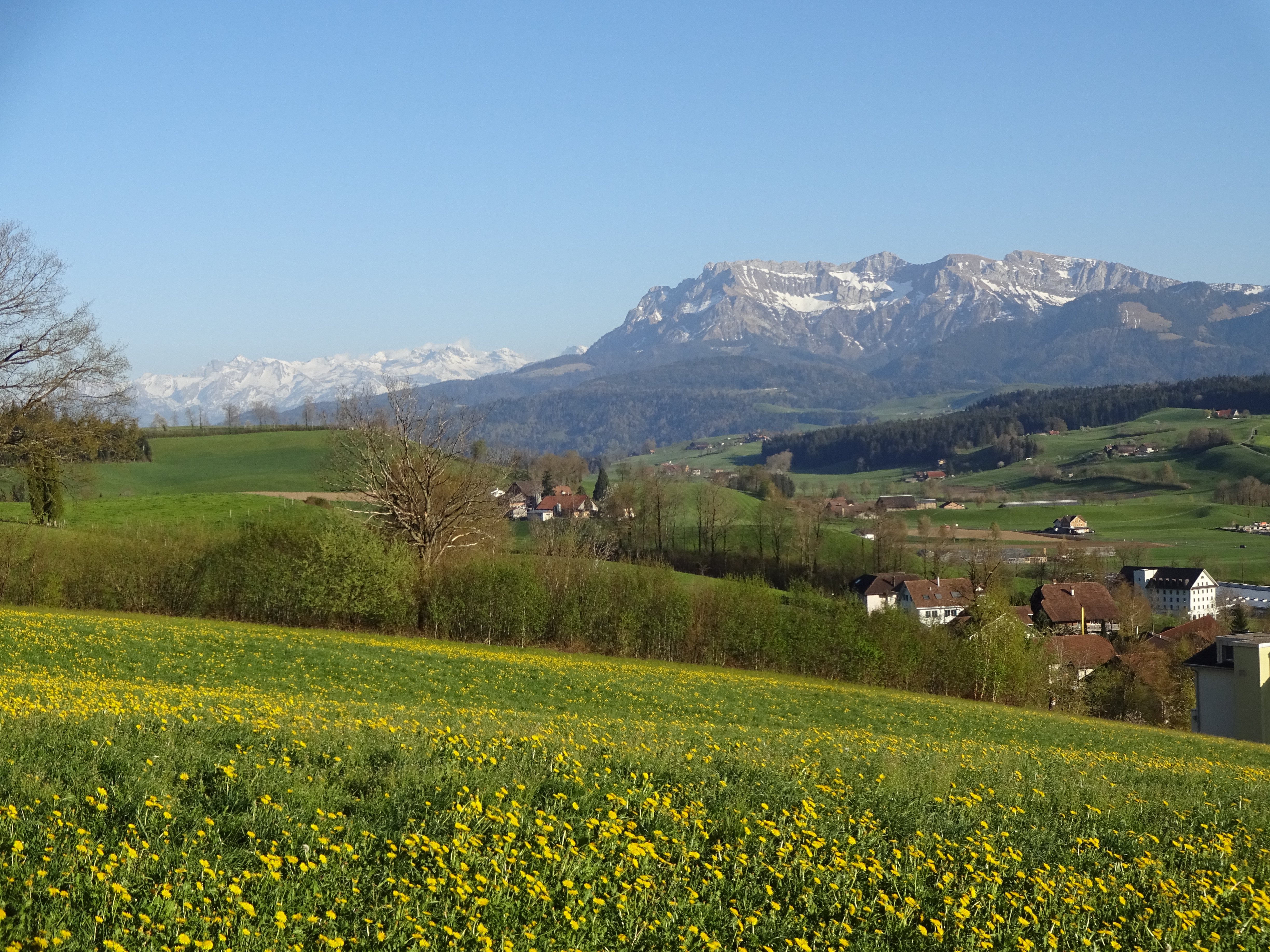 Blick vom Sonnebergli, Ruswil, Richtung Pilatus | Urs Amrein, Ruswil