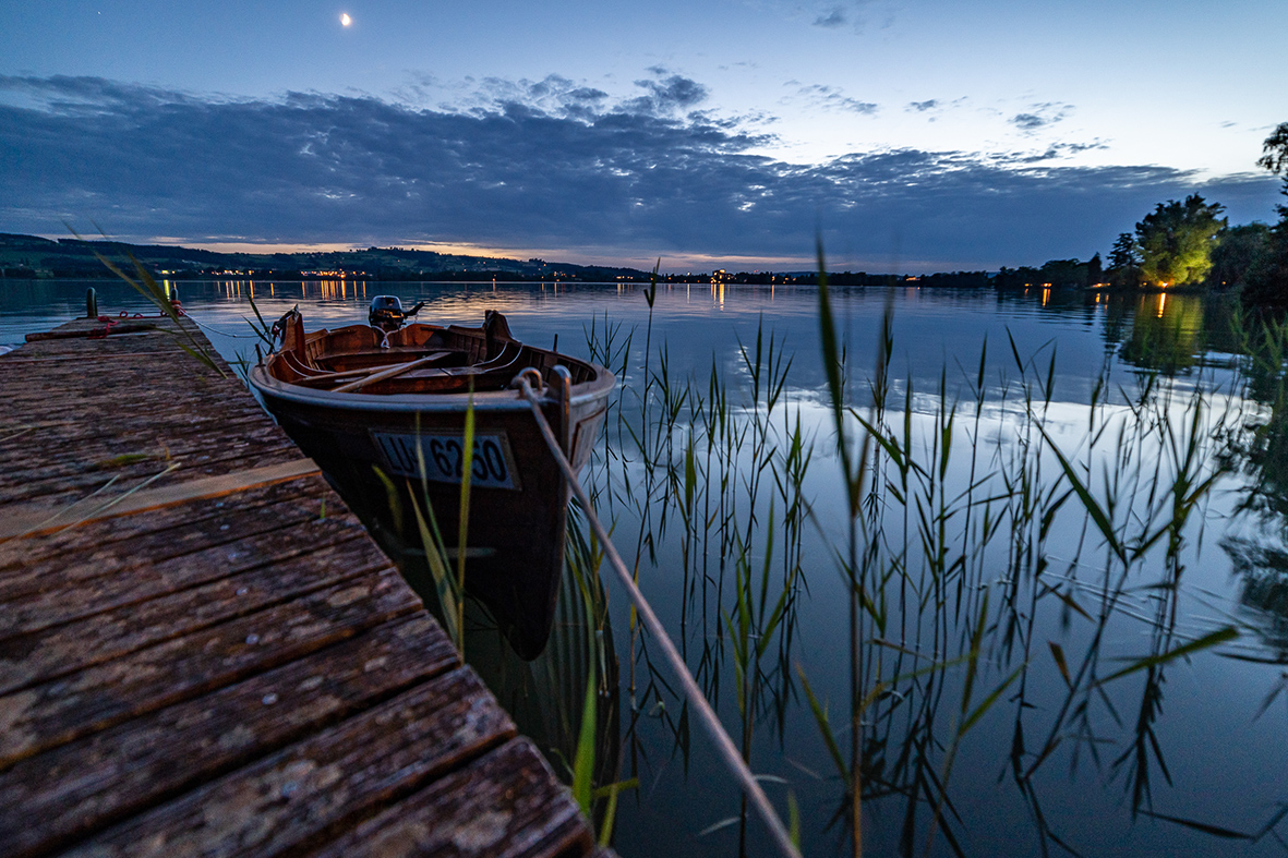 Abendstimmung am Sempachersee. | Richi Brandenberger, Ruswil