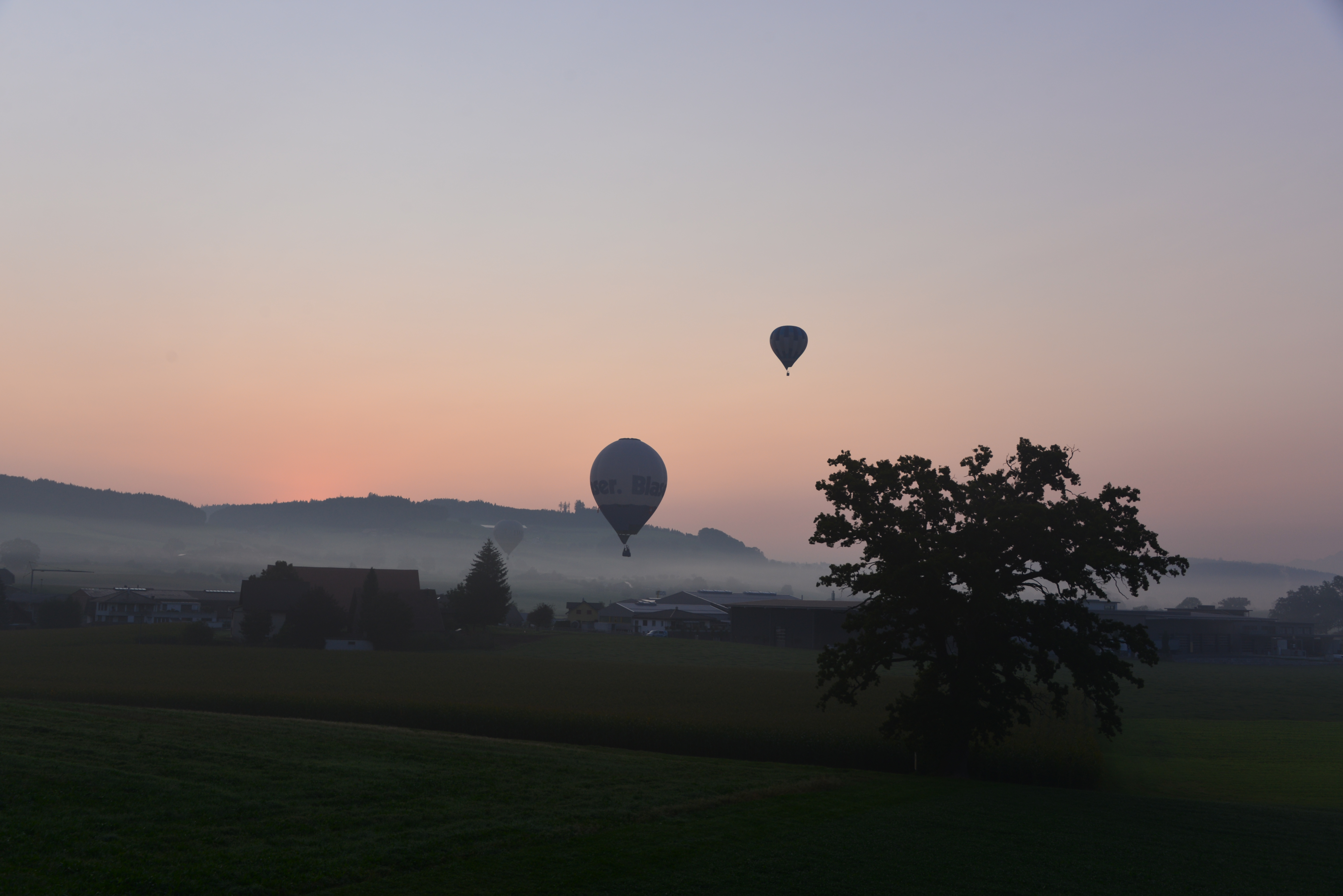 Ballonfliegen bei Sonnenaufgang in Grosswangen | Martin Giese, Grosswangen