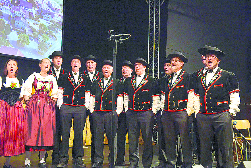 Der Jodlerklub Schlossgruess Buttisholz.