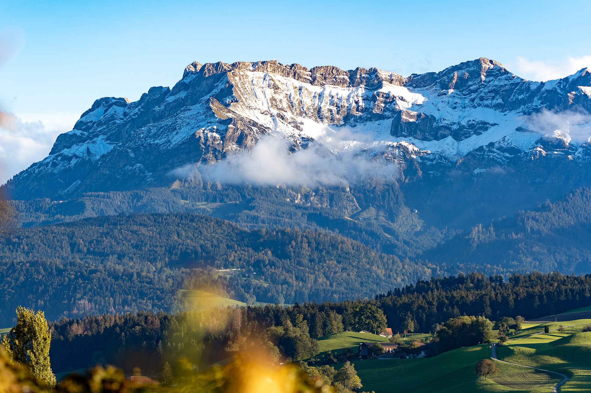 Der Pilatus im herbstlichen Abendlicht. | Richi Brandenberger, Ruswil