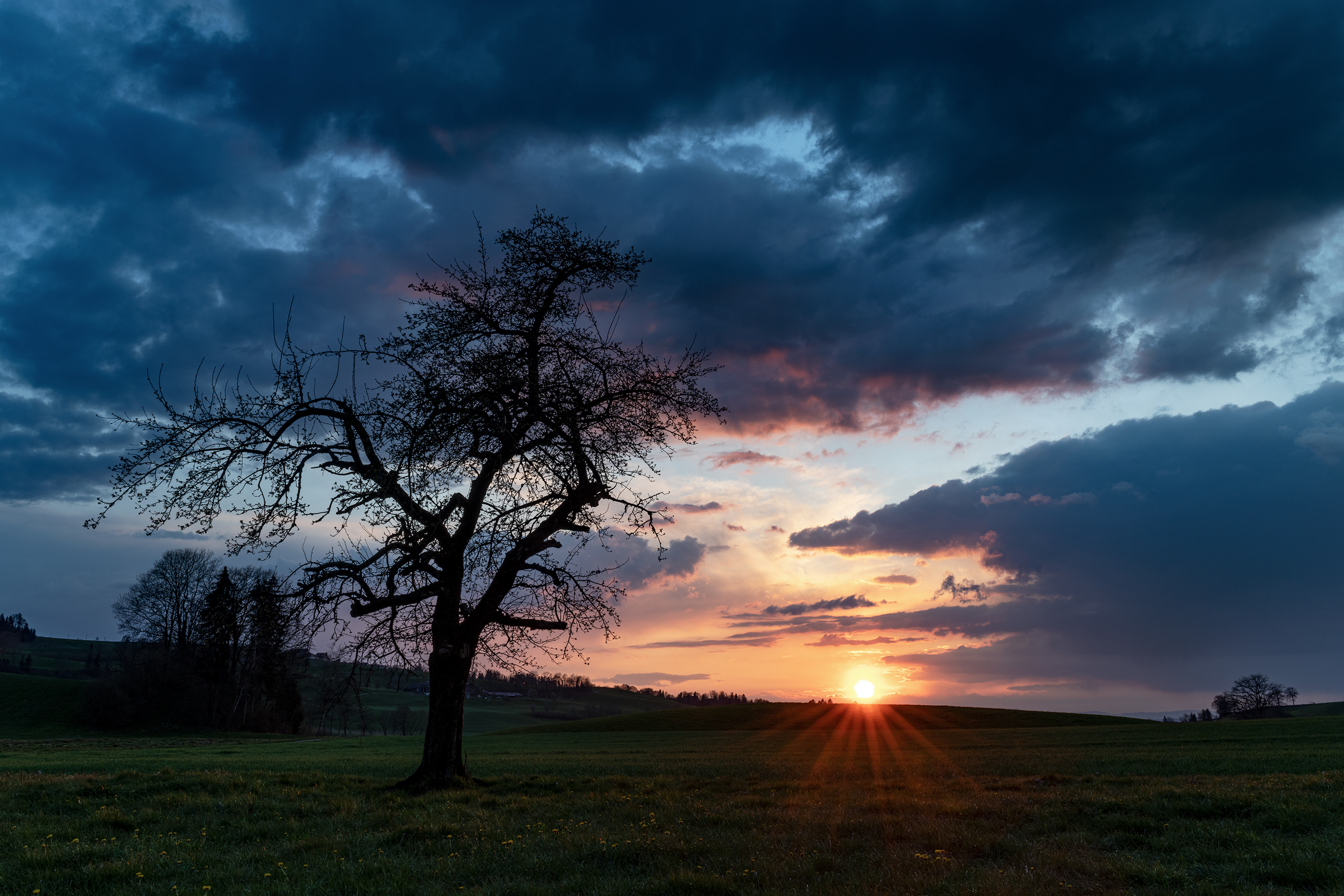 Ein ganz gewöhnlicher Mittwochabend in Ziswil, Ruswil. | Stefan Dubach, Ruswil