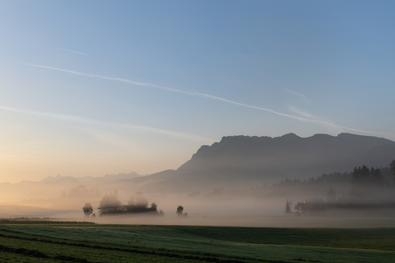 Morgenstimmung mit Blick auf den Pilatus. | Stefan Dubach, Ruswil