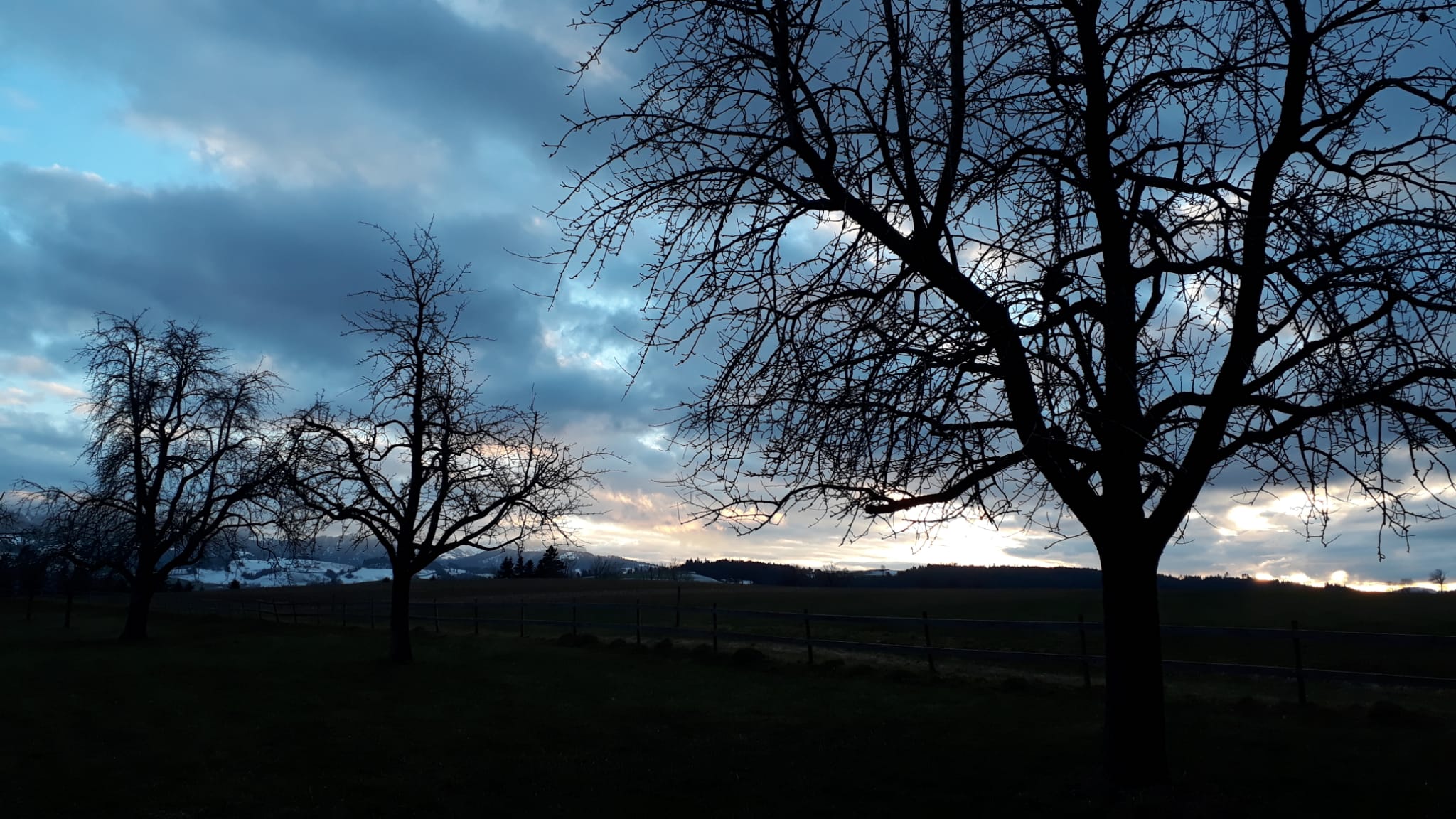Abendstimmung auf Hunkelen | Claudia Lang, Hellbühl