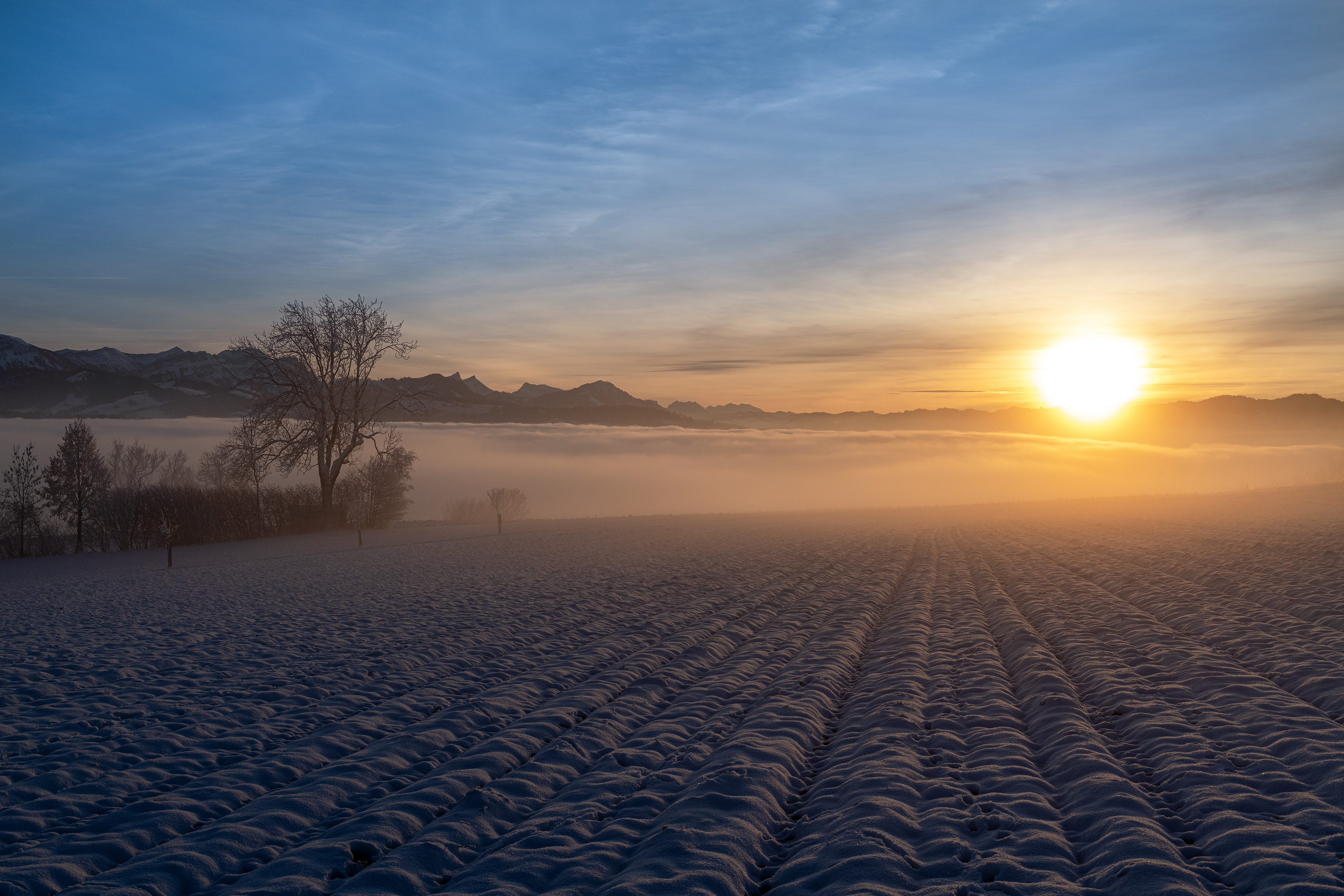 Sonnenuntergang. Foto Stefan Dubach