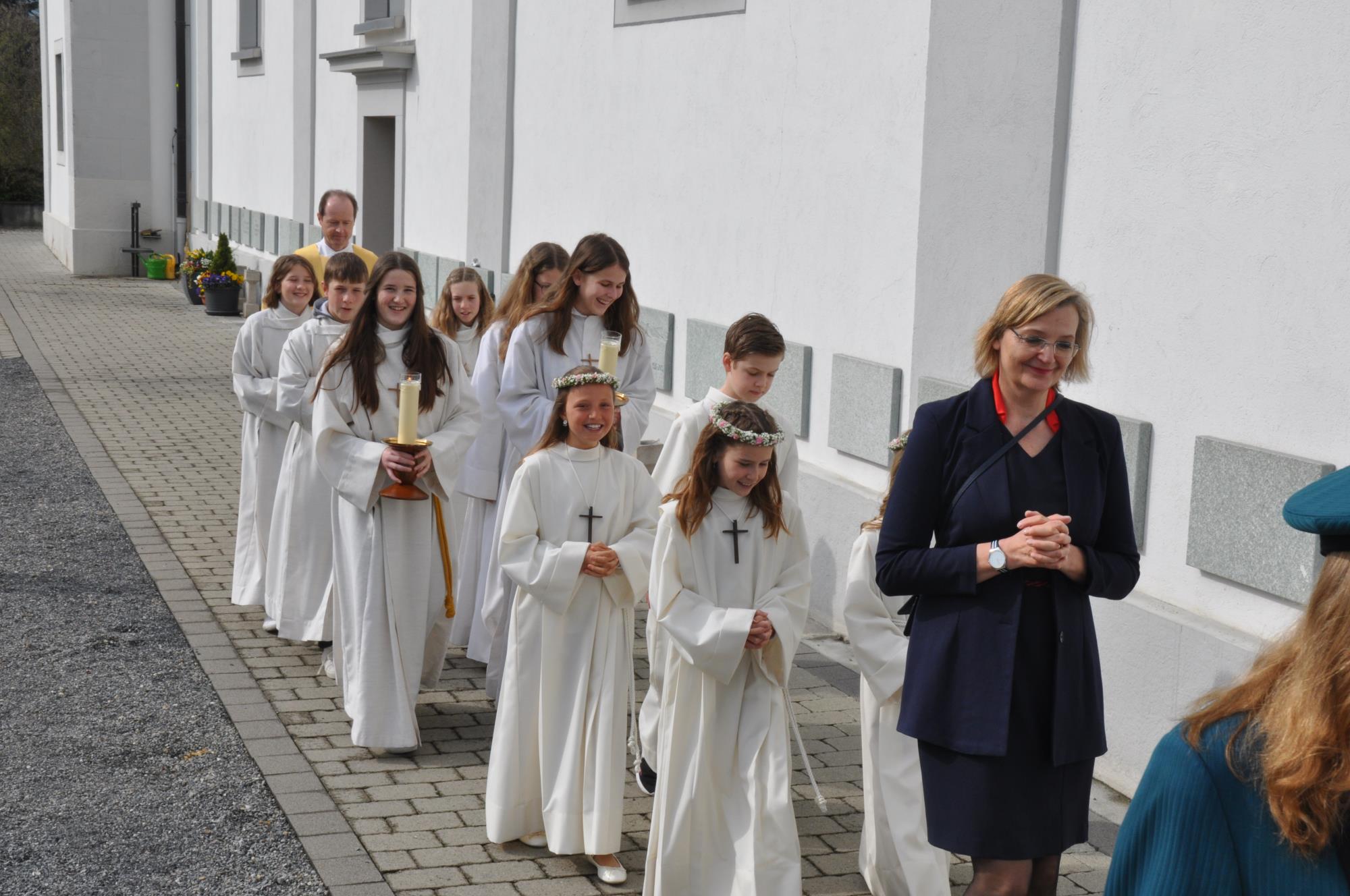 Weisser Sonntag in Hellbühl. Foto Claudia Lang