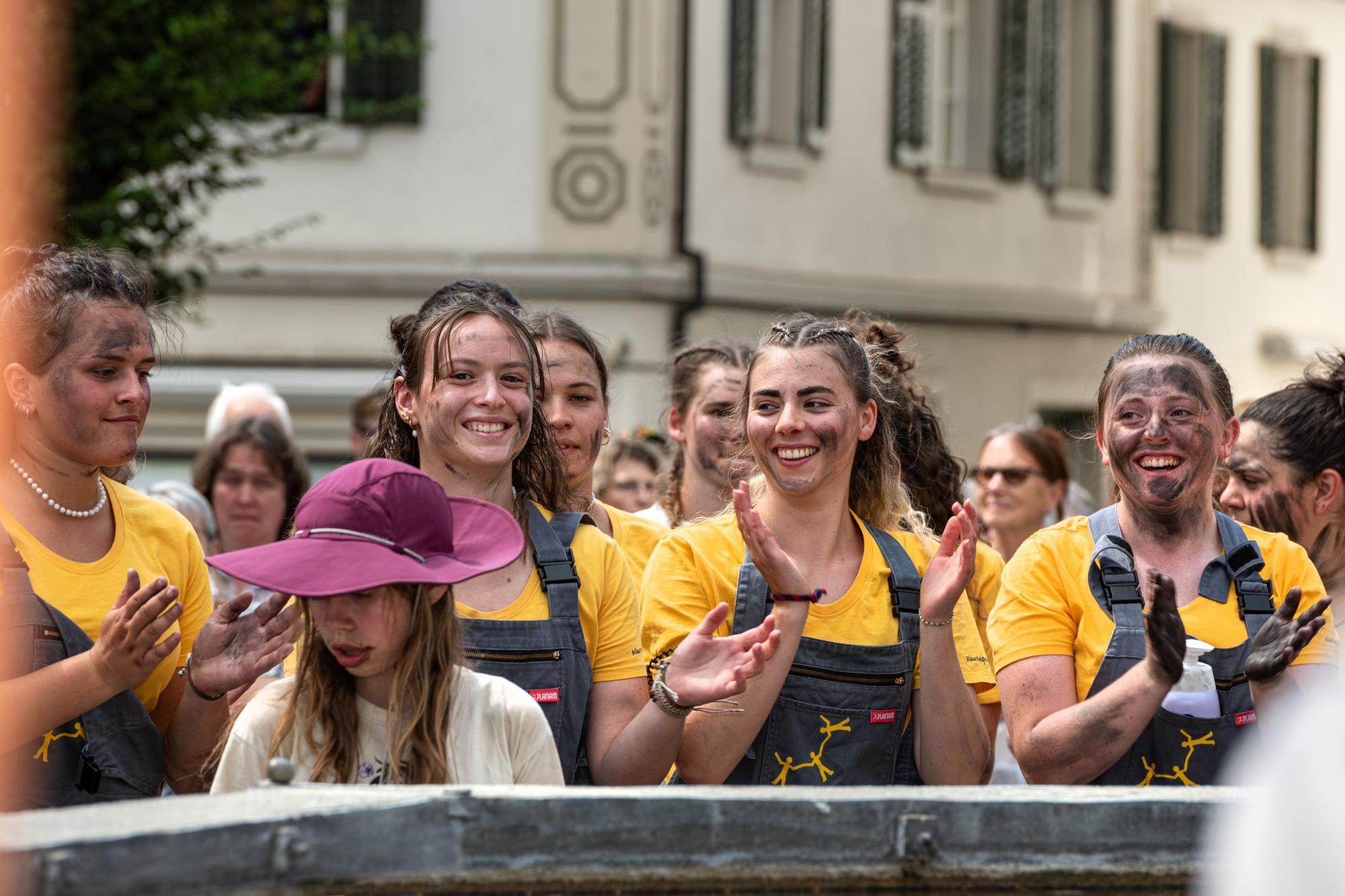 Impression Einzug Blauring Ruswil und Jungwacht Ruswil. Foto Stefan Dubach