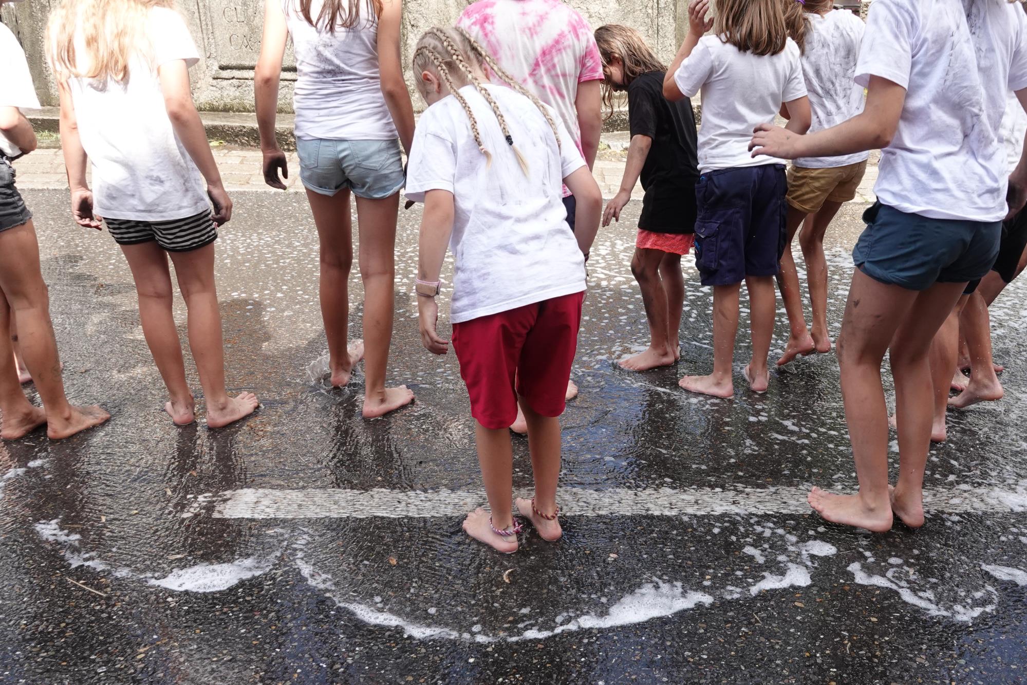 Impression Einzug Blauring Ruswil und Jungwacht Ruswil. Foto Roland Meyer