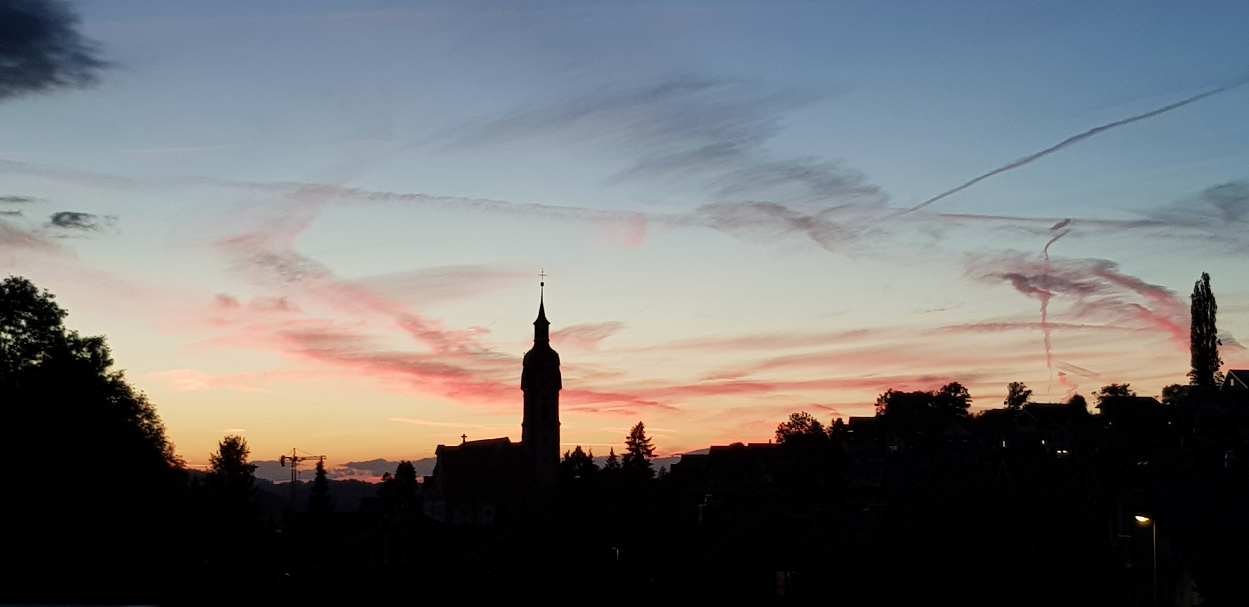 Abendstimmung nach herrlichem Herbsttag.  | Helmut Bühler, Ruswil